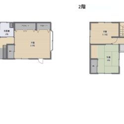 居室6部屋、約15帖のLDKのあるお家。リノベーションして自分好みにしたい方にもおすすめの物件です。間取