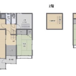 リフォームして自分好みのお家にする事も可能です。※図面と現況が異なる場合は現況を優先します。間取