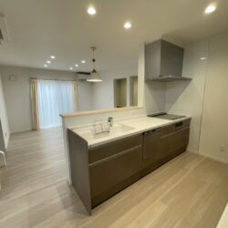 少ない動線で調理作業がとても楽です。キッチン