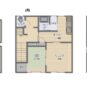 間取 1階を商業用店舗、2•3階を居住用としてご使用できます。※現況と図面が異なる場合は現況を優先します。