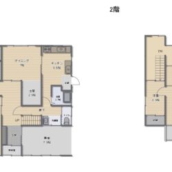 部屋数が多く、収納スペースも多数ございます。※現況と図面が異なる場合は現況を優先します。間取